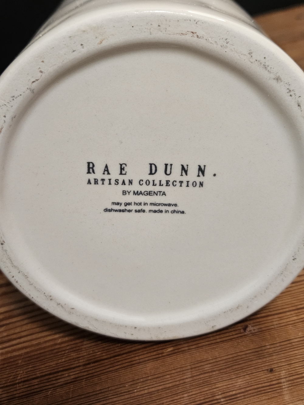Rae Dunn Cream Ceramic Canister with Yellow Butterfly - Picture 8 of 8